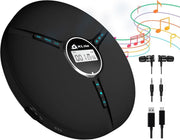 Portable CD Player Discman with Headphones Anti - Skip Rechargeable AUX - Kwikley