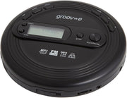 Portable CD Player FM Radio MP3 Anti Skip Earphones Micro USB Black - Kwikley