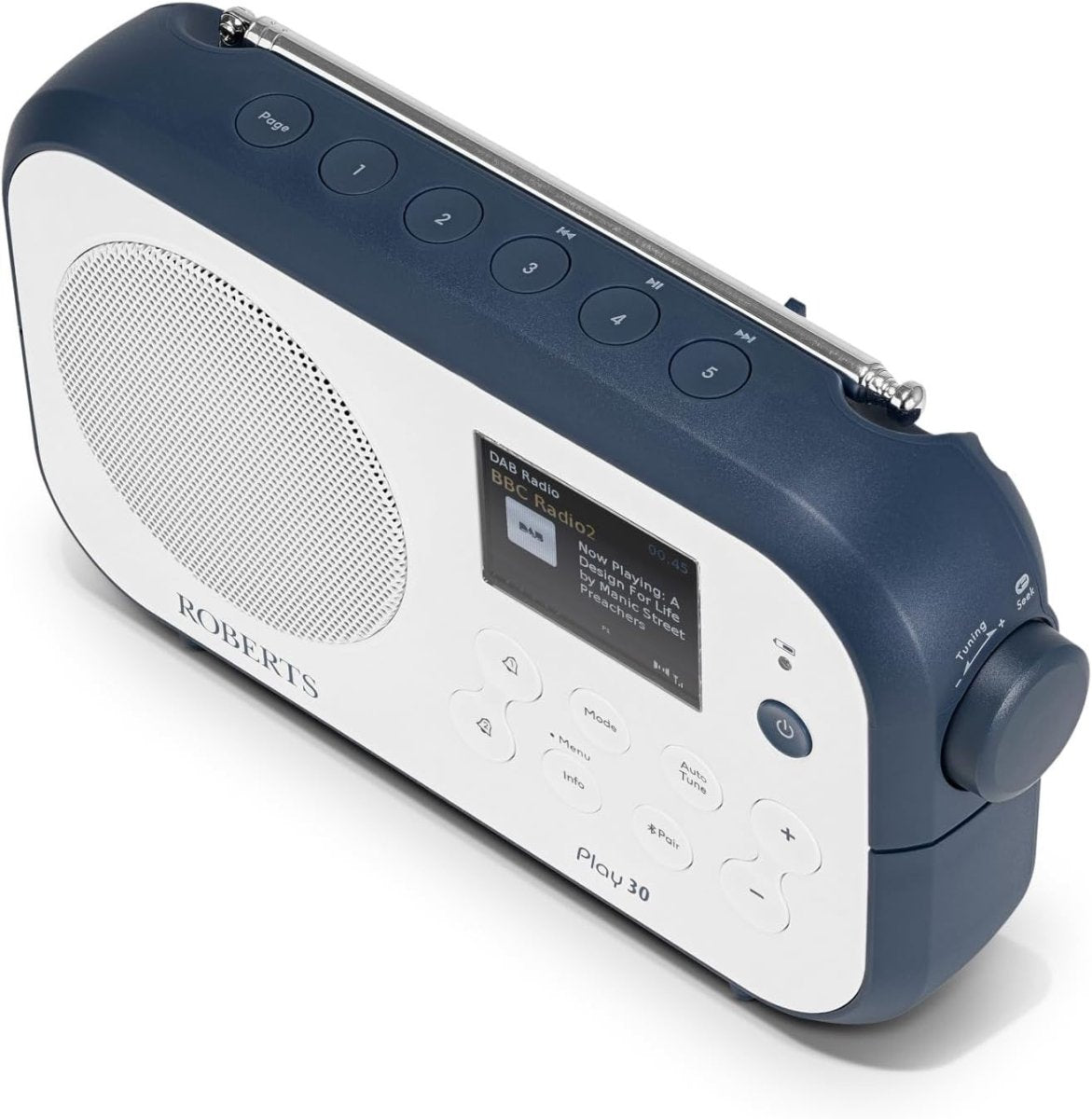 Portable DAB/DAB+ FM Digital Radio with Bluetooth & Colour Display - Kwikley
