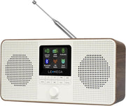 Portable DAB+/FM Internet Radio with WiFi, Bluetooth, Spotify & Alarms - Kwikley