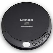 Portable Discman CD Player Anti Shock LCD MP3 Headphones Black - Kwikley
