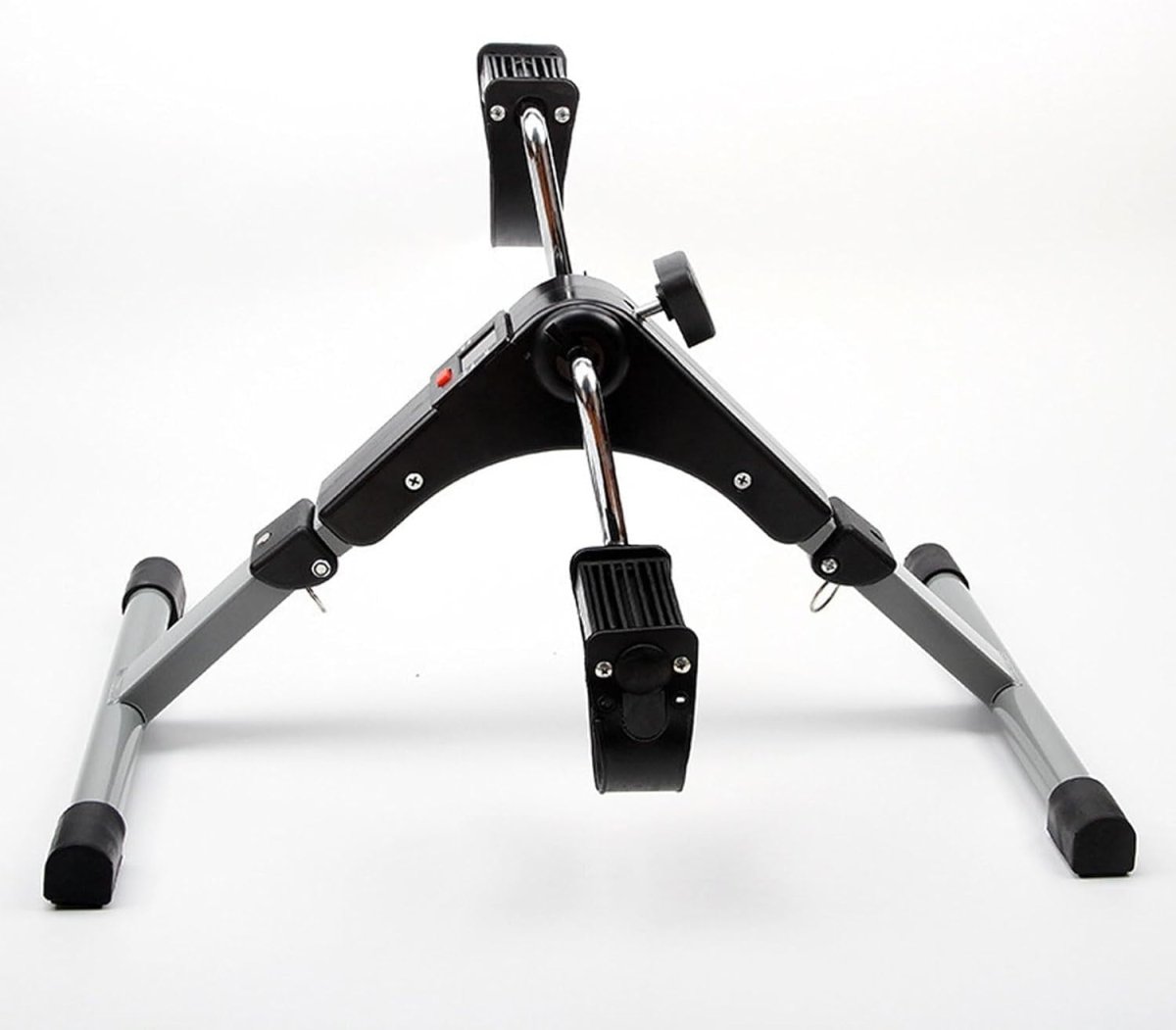 Portable Folding Pedal Exerciser LCD Low Impact Arm Leg Cycle - Kwikley
