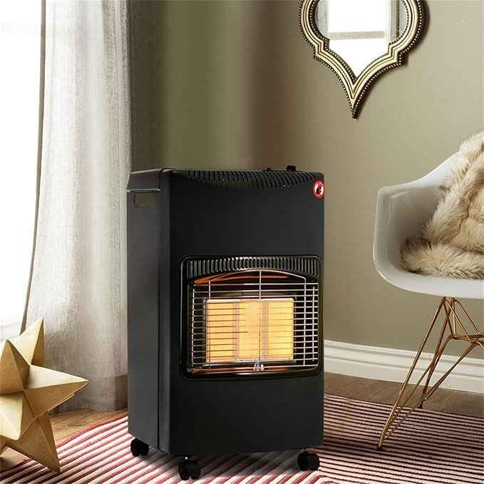 Portable Gas Heater 4.2kW 3 Heat Settings Indoor Outdoor Camping Home - Kwikley