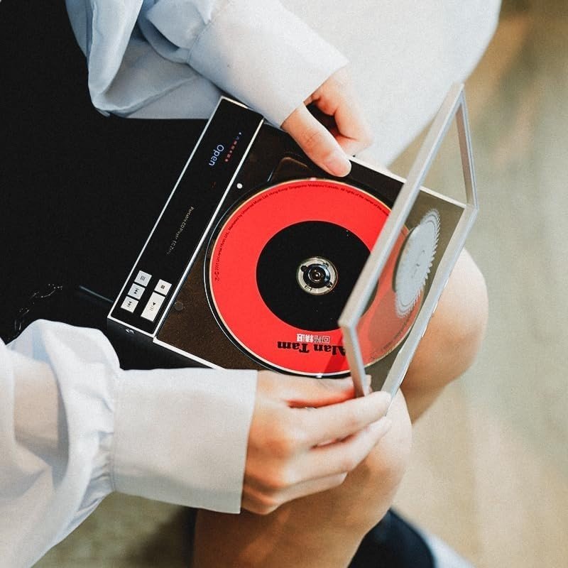 Portable HiFi CD Player Lossless DAC Bluetooth USB 5500mAh Audio - Kwikley