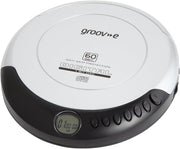 Portable Retro CD Player Anti Skip Programmable Tracks Earphones Silver - Kwikley