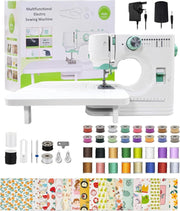 Portable Sewing Machine 12 Stitch 2 Speed Foot Pedal Beginner Home - Kwikley