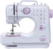 Portable Sewing Machine 12 Stitch Double Thread 2 Speed Reverse Sewing - Kwikley