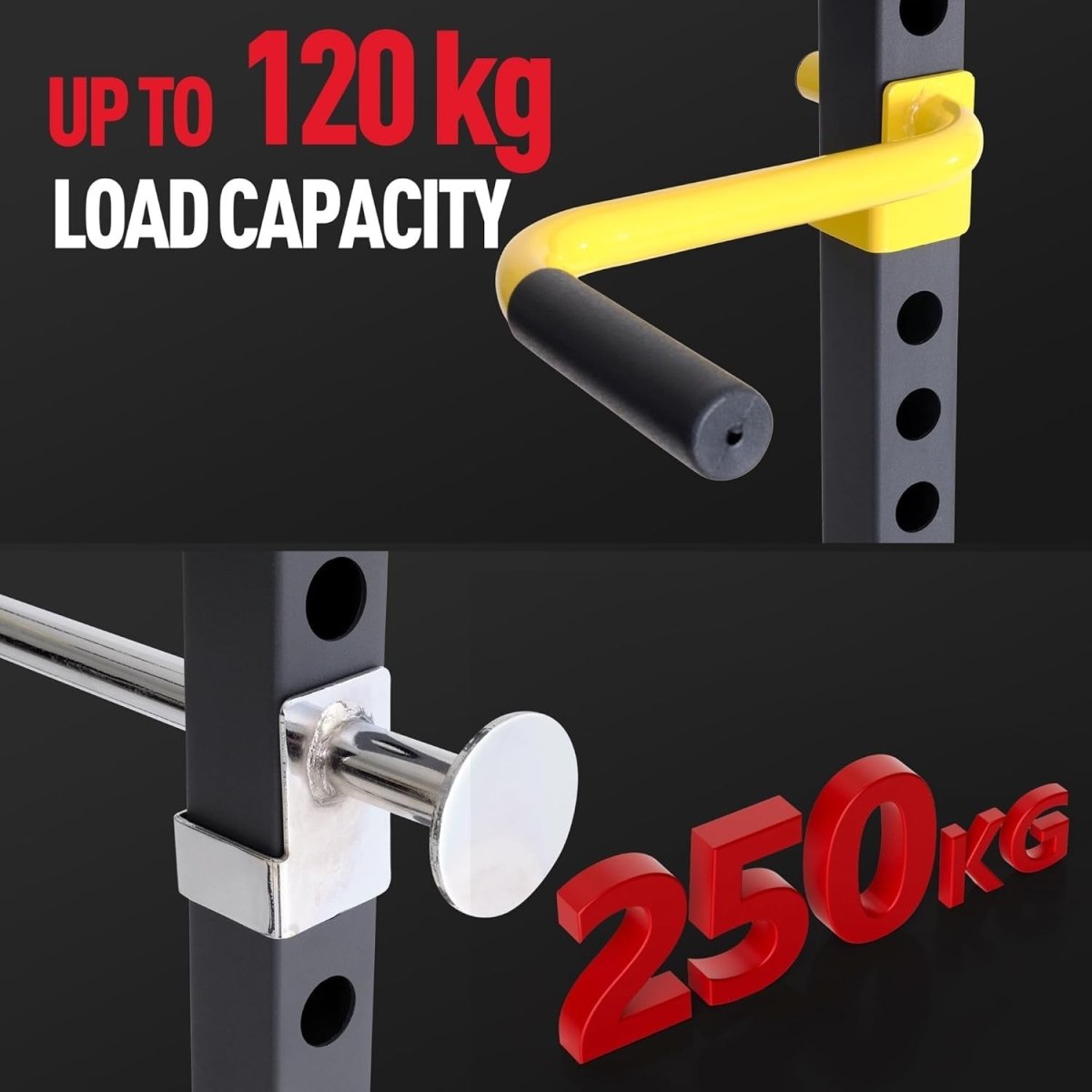 Power Rack Home Gym Strength Training Cage Squat Bench Press Pull Up - Kwikley