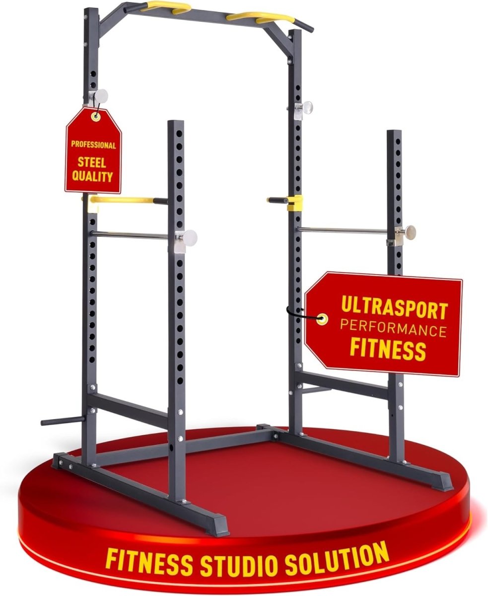 Power Rack Home Gym Strength Training Cage Squat Bench Press Pull Up - Kwikley