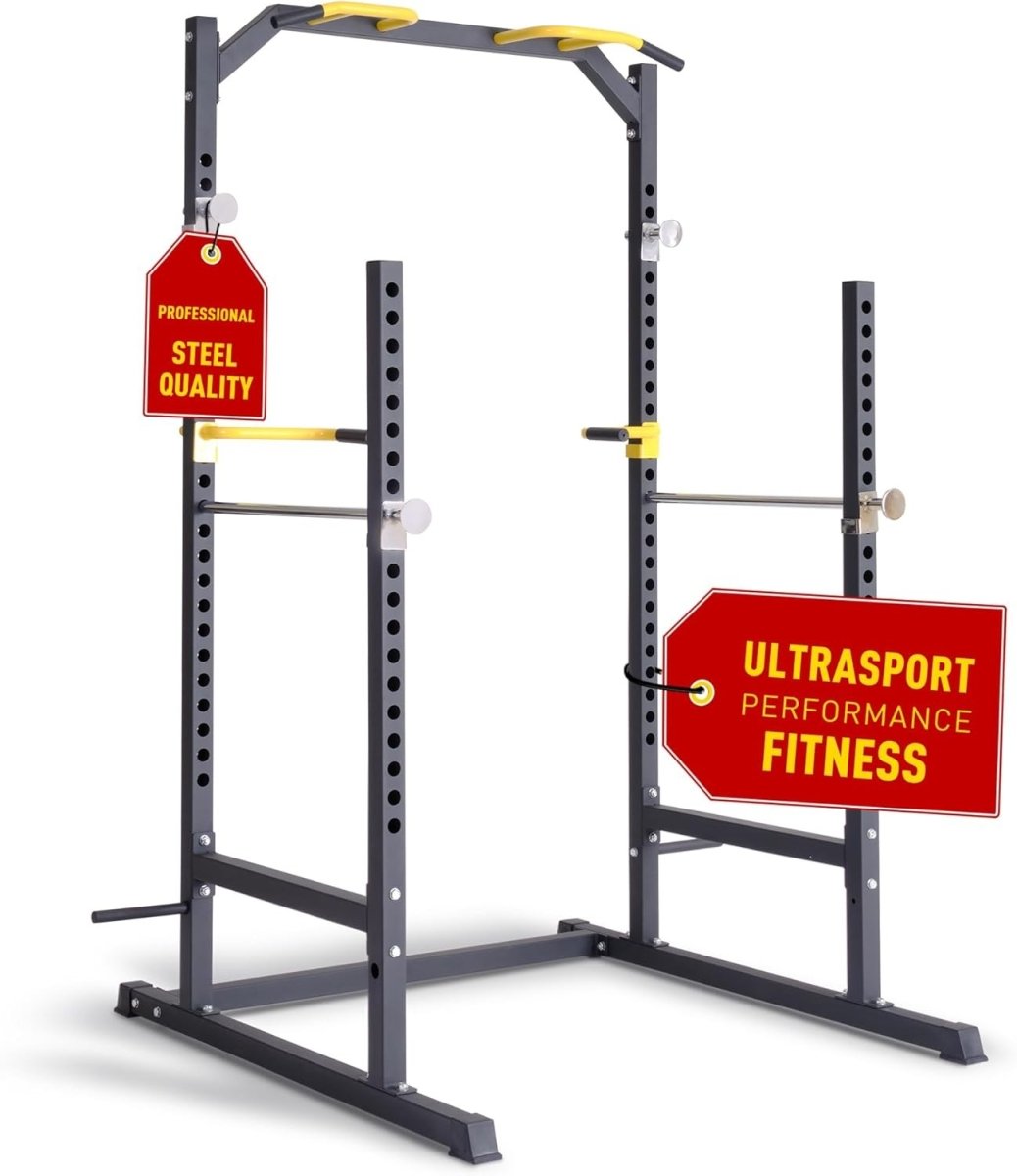 Power Rack Home Gym Strength Training Cage Squat Bench Press Pull Up - Kwikley