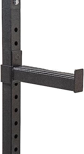 Power Rack Squat Cage Black with Pull Up Bar | Home Gym Strength - Kwikley