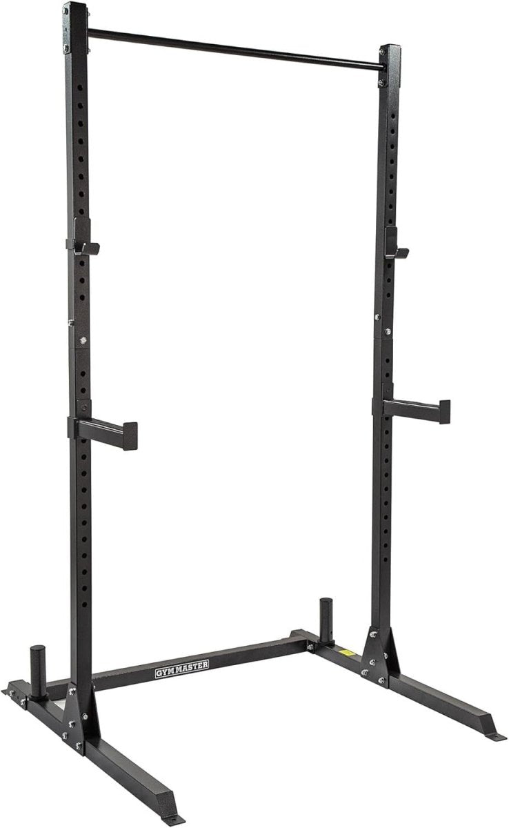 Power Rack Squat Cage Black with Pull Up Bar | Home Gym Strength - Kwikley