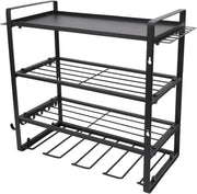 Power Tool Organizer Wall Mount 4 Tier Drill Holder Rack - Kwikley