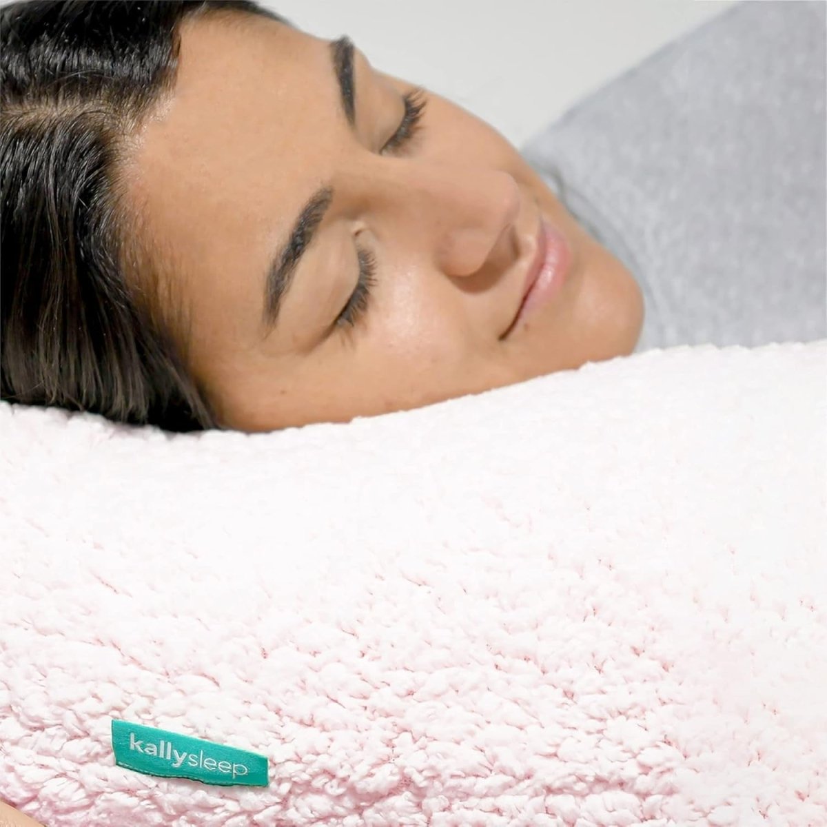 Pregnancy Full Body Pillow Back Hip Support Soft Sherpa Side Sleeper - Kwikley