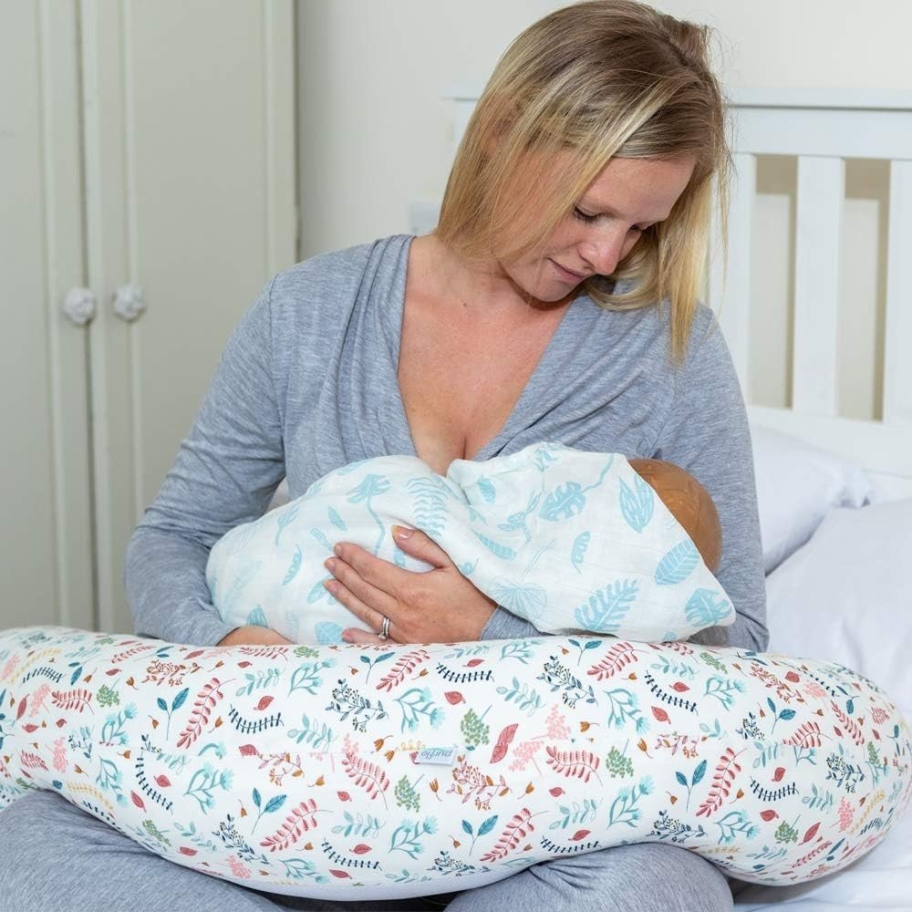 Pregnancy Pillow Breathable Full Body Maternity Support Belly Back Legs - Kwikley