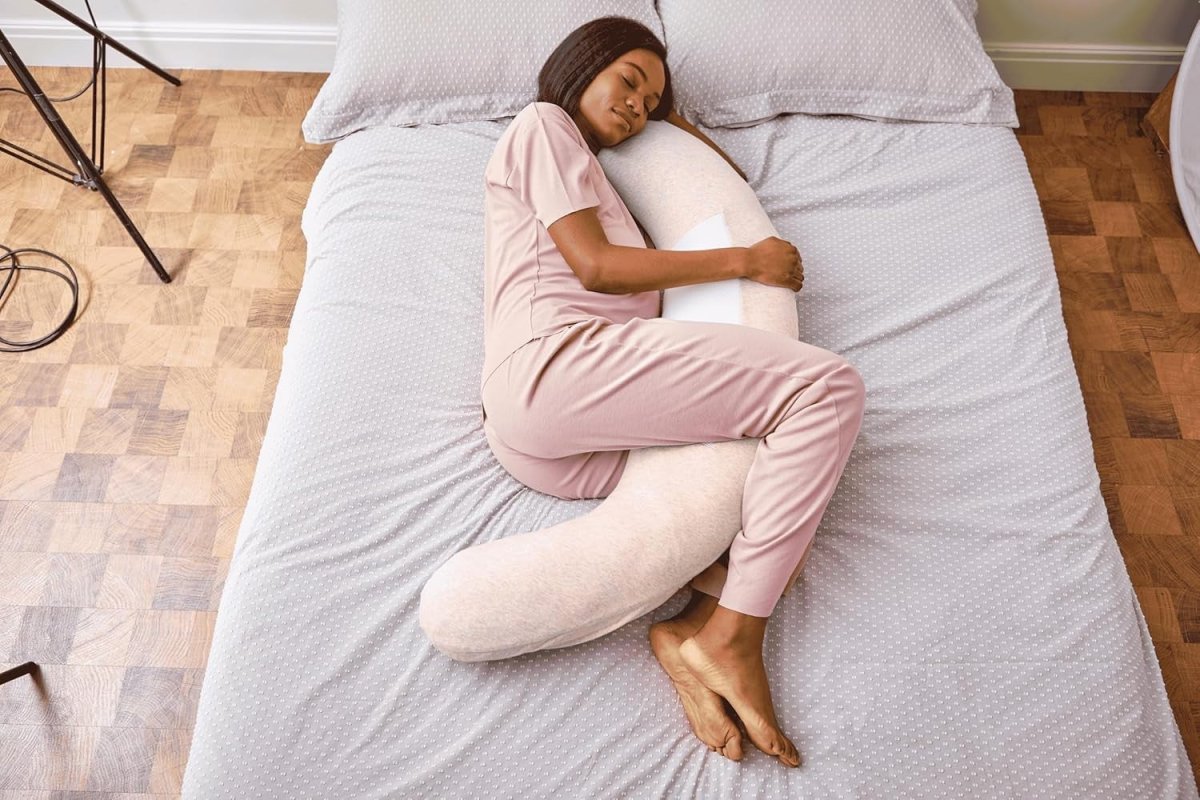 Pregnancy Pillow Full Body Maternity U Shape Support Soft Jersey - Kwikley