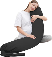 Pregnancy Pillow I Shaped 75” Full Body Maternity Support Side Sleeper - Kwikley