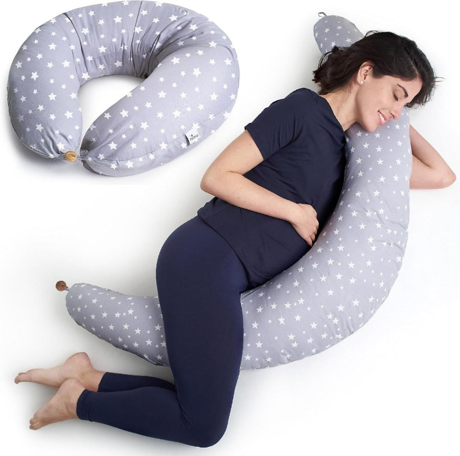 Pregnancy Pillow XXL U Shape Full Body Support for Sleeping & Nursing - Kwikley