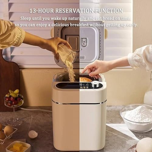 Premium Bread Maker 26 Preset Functions Sourdough Artisan Adjustable Crust - Kwikley