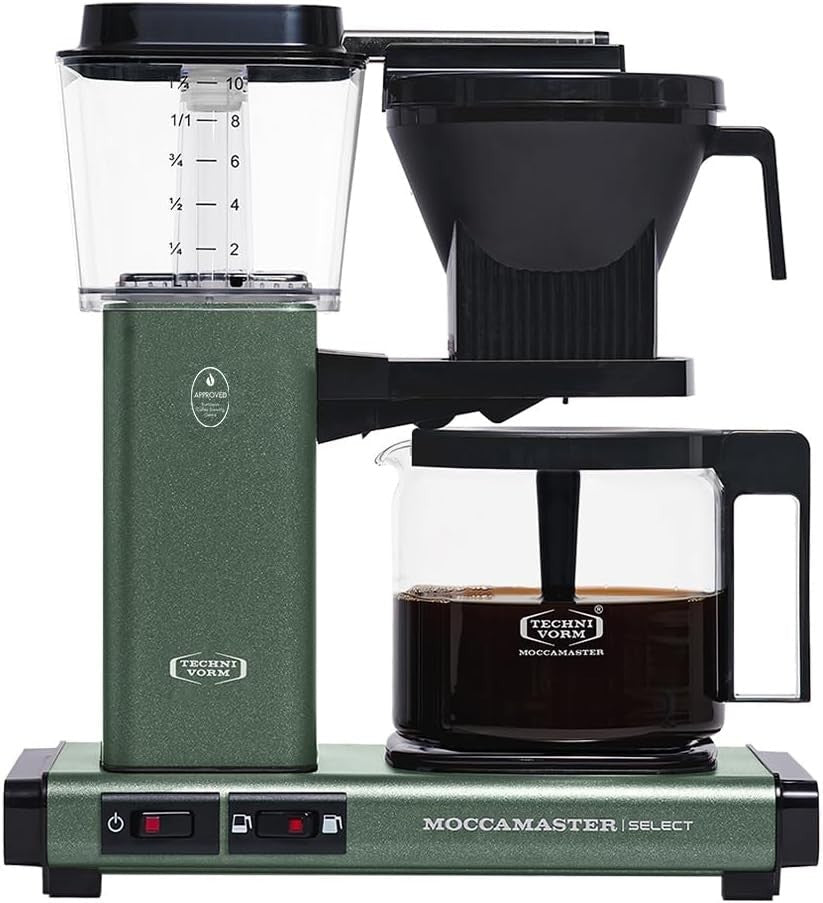 Premium Filter Coffee Machine 1.25L Fast Brew Copper Heating High Precision - Kwikley