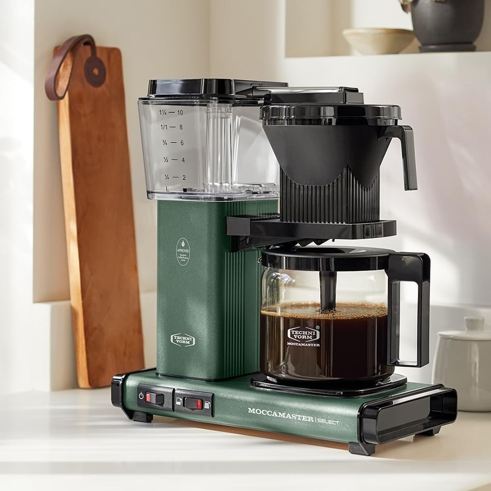 Premium Filter Coffee Machine 1.25L Fast Brew Copper Heating High Precision - Kwikley