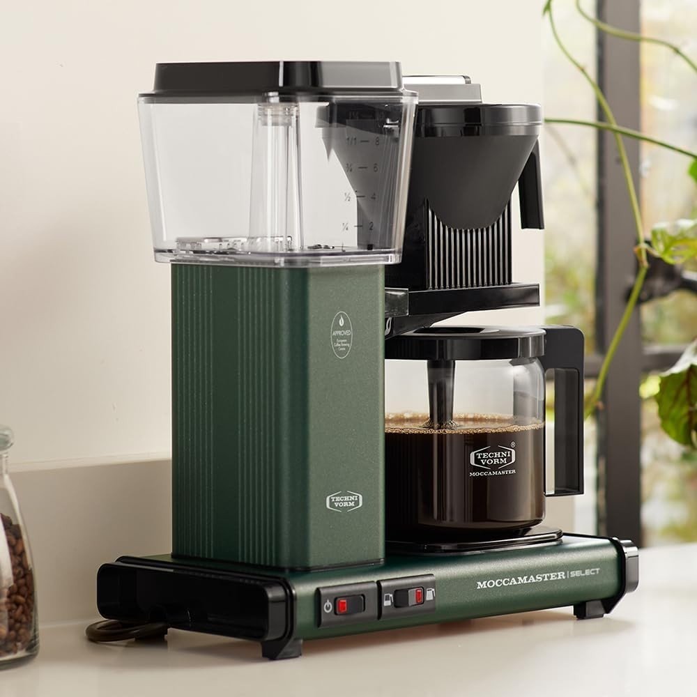 Premium Filter Coffee Machine 1.25L Fast Brew Copper Heating High Precision - Kwikley