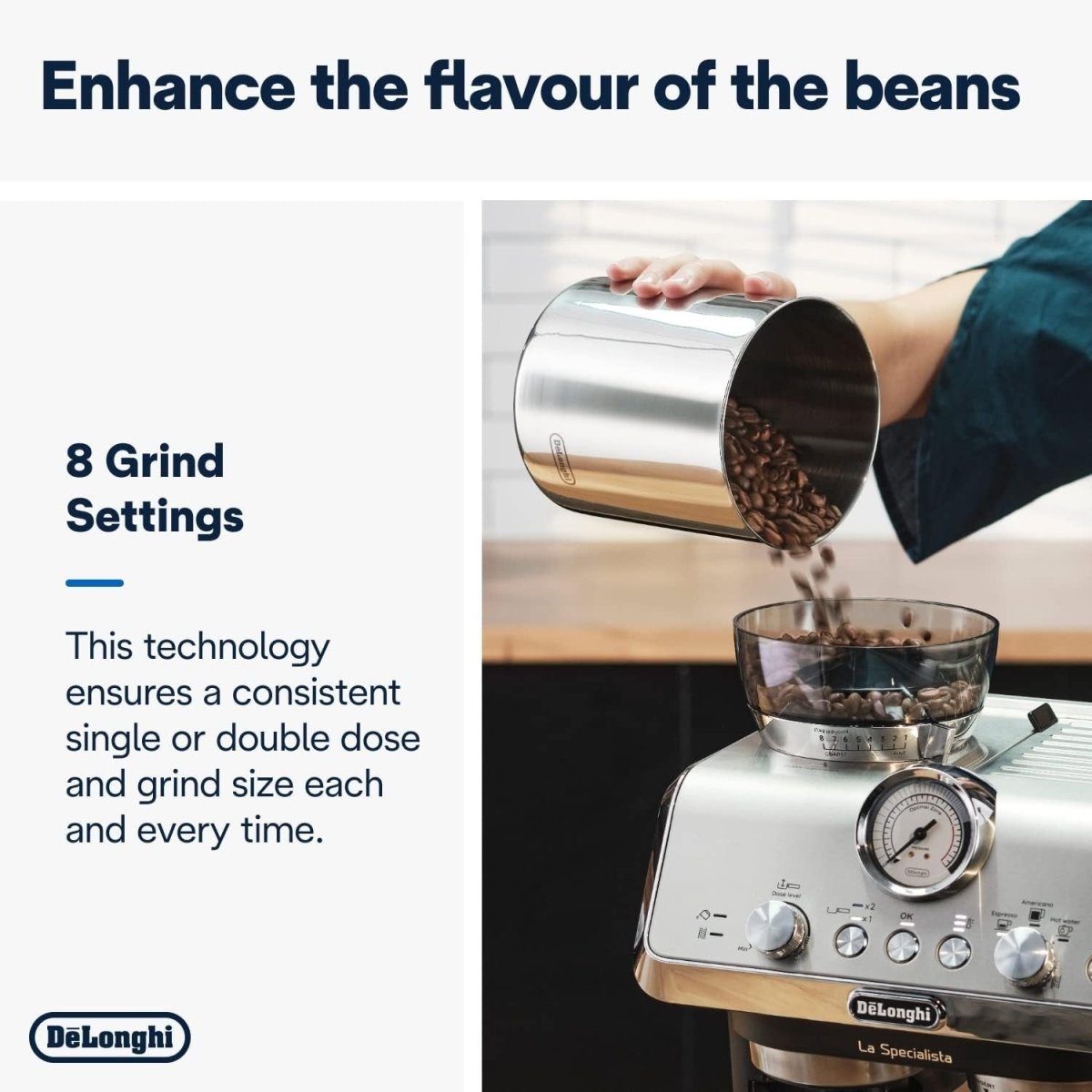 Professional Barista Coffee Machine | Bean to Cup Grinder | Dual Espresso Maker - Kwikley