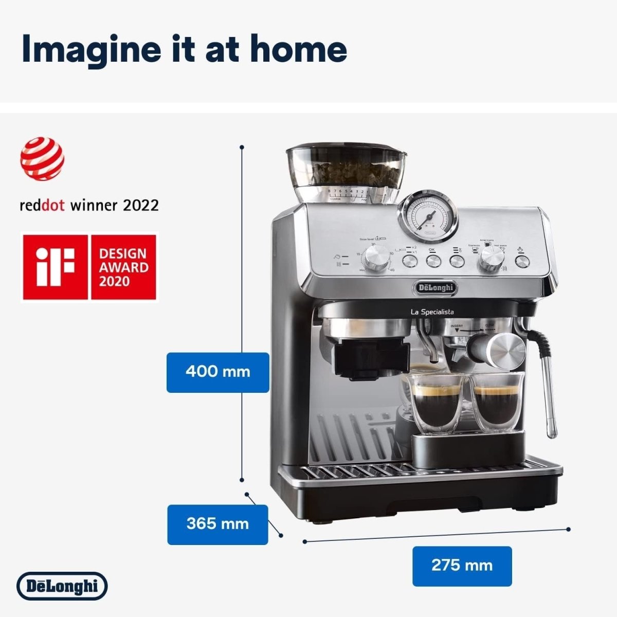 Professional Barista Coffee Machine | Bean to Cup Grinder | Dual Espresso Maker - Kwikley