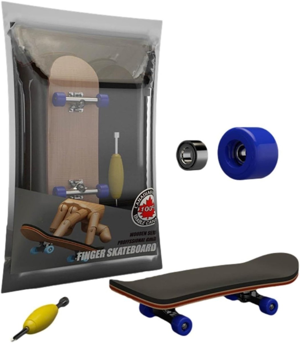 Professional Fingerboard Skateboard 5 - Layer Maple Wood Toy - Kwikley