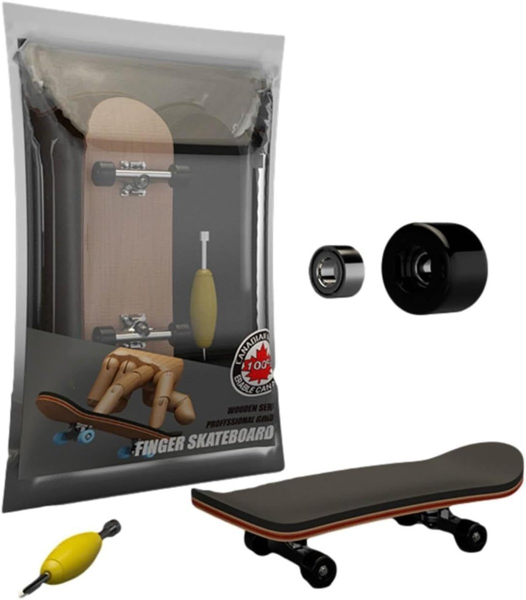 Professional Fingerboard Skateboard 5 - Layer Maple Wood Toy - Kwikley