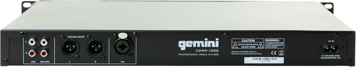 Professional Rackmount CD MP3 USB Player Anti Shock Audio System - Kwikley