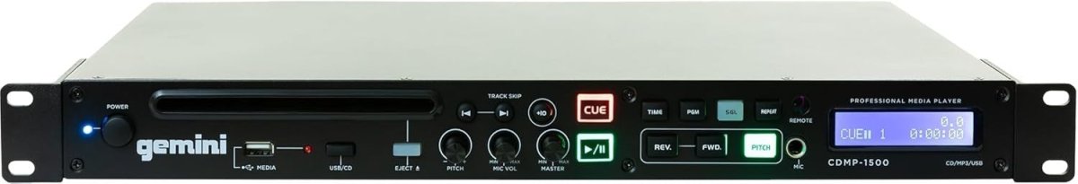 Professional Rackmount CD MP3 USB Player Anti Shock Audio System - Kwikley