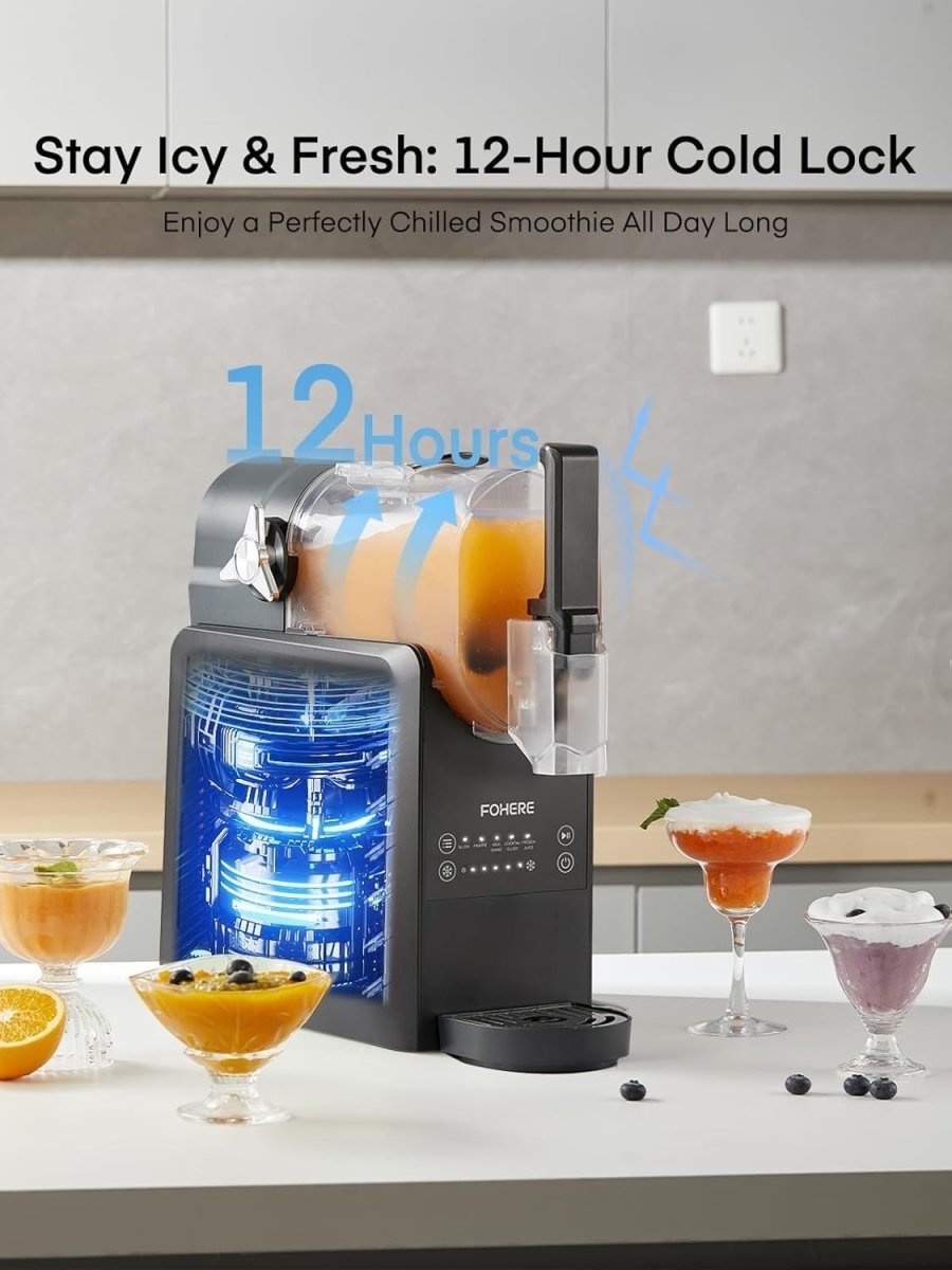Professional Slushie Machine 2.6L Frozen Drink Maker Built - In Compressor - Kwikley