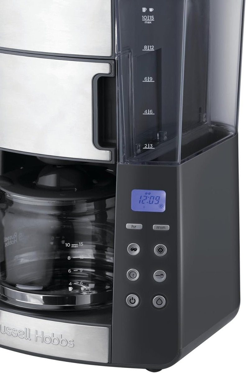Programmable Grind & Brew Coffee Maker 10 - Cup With Built - In Bean Grinder - Kwikley