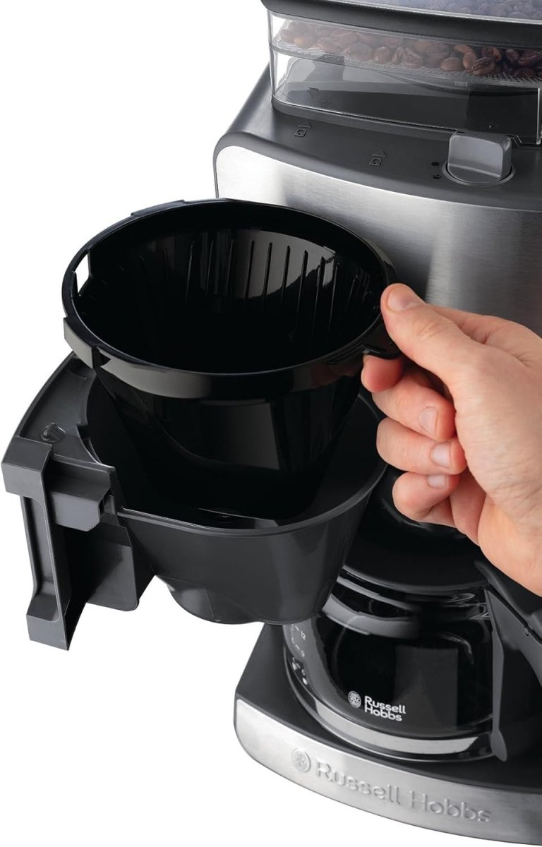 Programmable Grind & Brew Coffee Maker 10 - Cup With Built - In Bean Grinder - Kwikley