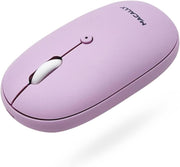Purple Bluetooth Wireless Mouse Rechargeable Silent Laptop PC - Kwikley