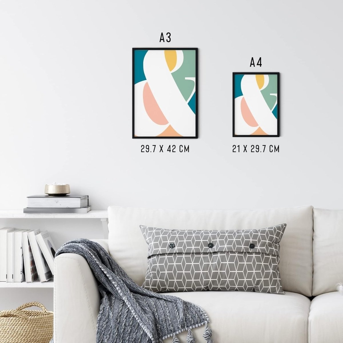 Race Car Grand Prix Framed A3 Wall Art Print Modern - Kwikley