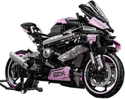 Racing Motorcycle Building Blocks Kit – 1985 Pieces, Display Model, 45x27cm - Kwikley