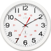 Radio Controlled Wall Clock 12 - Inch 30cm Silent Home Kitchen Office - Kwikley