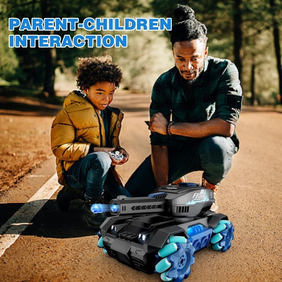 RC Tank That Shoots – Gesture Sensing Water Bullet Stunt Car Toy for Boys - Kwikley