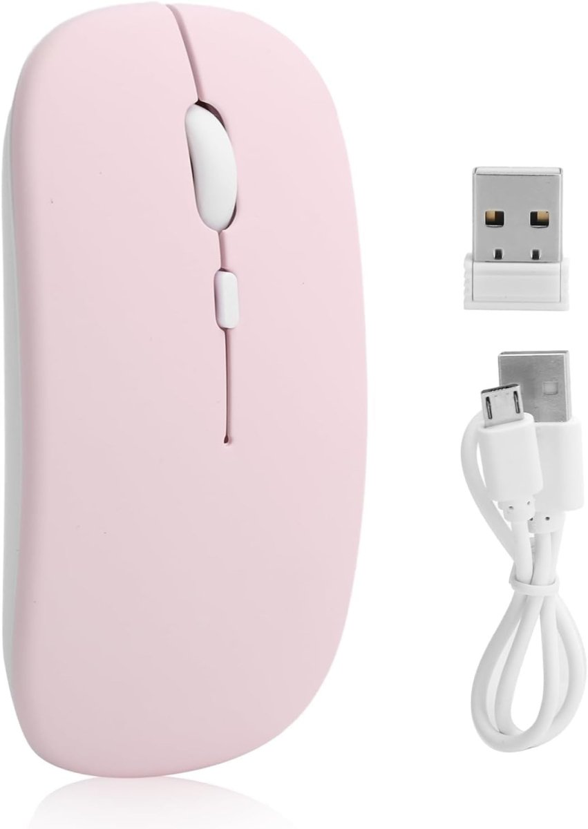 Rechargeable Bluetooth 5.0 Wireless Mouse Silent 2.4G Laptop PC - Kwikley