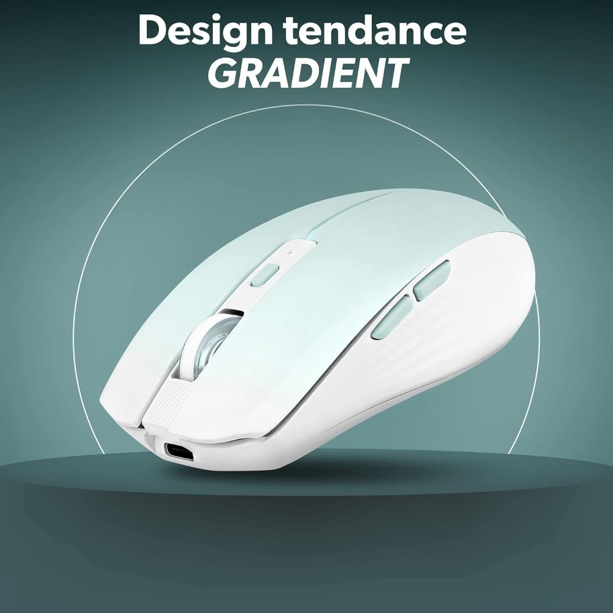 Rechargeable Bluetooth Mouse 1600 DPI Wireless 6 Button - Kwikley