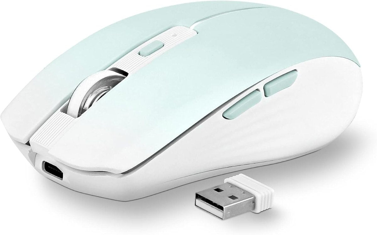 Rechargeable Bluetooth Mouse 1600 DPI Wireless 6 Button - Kwikley