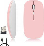 Rechargeable Bluetooth Mouse Silent 2.4G 1600 DPI USB - Kwikley