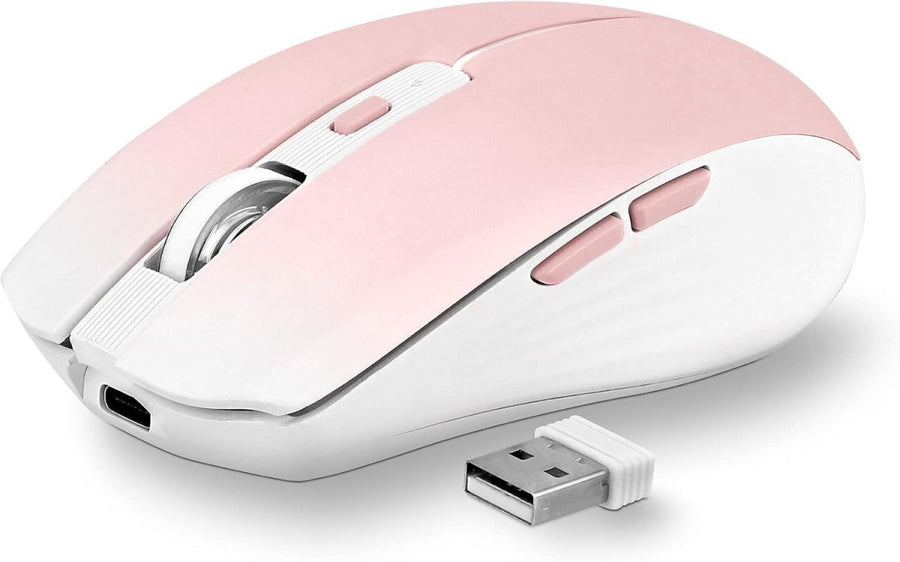 Rechargeable Wireless Mouse Bluetooth 1600 DPI 6 Buttons - Kwikley