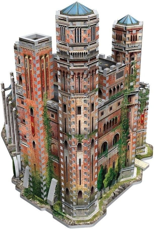 Red Keep 3D Puzzle Fantasy Castle Model 845 Piece Collectors Build Kit - Kwikley