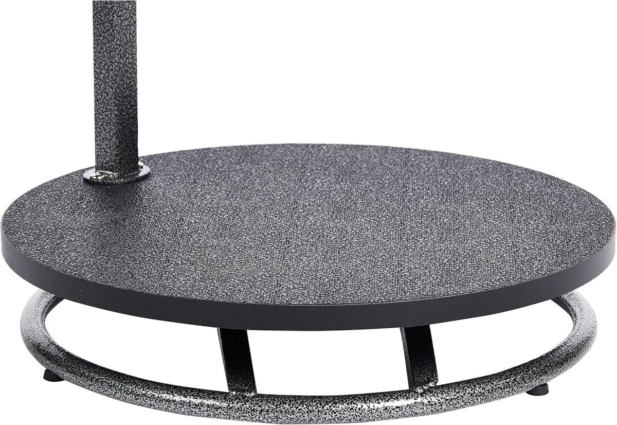 Round Dog Grooming Table Rotating Top Non Slip Surface with Grooming Arm - Kwikley