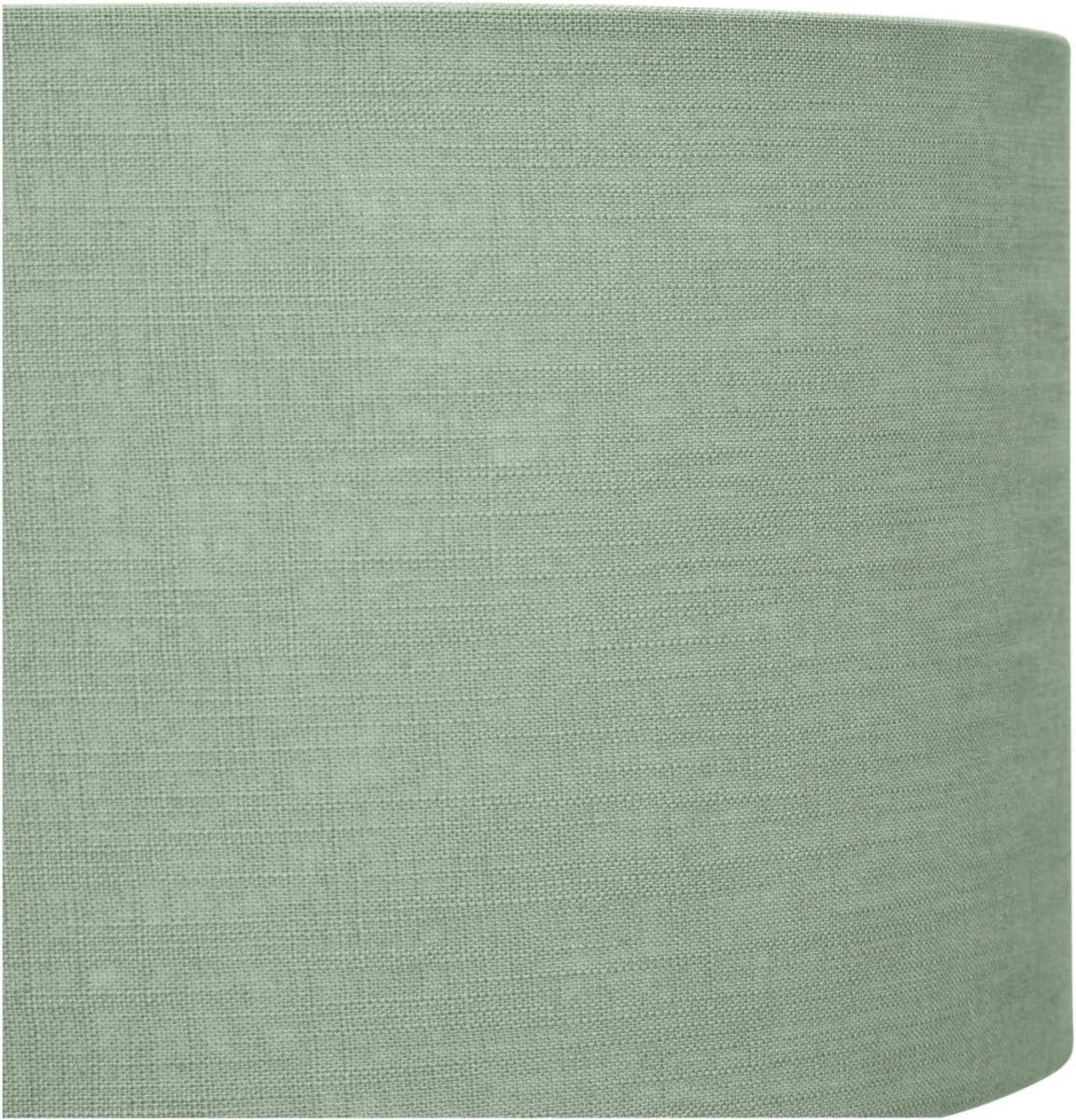 Sage Green Drum Pendant Lampshade 35cm Easy Fit Linen Ceiling Shade - Kwikley