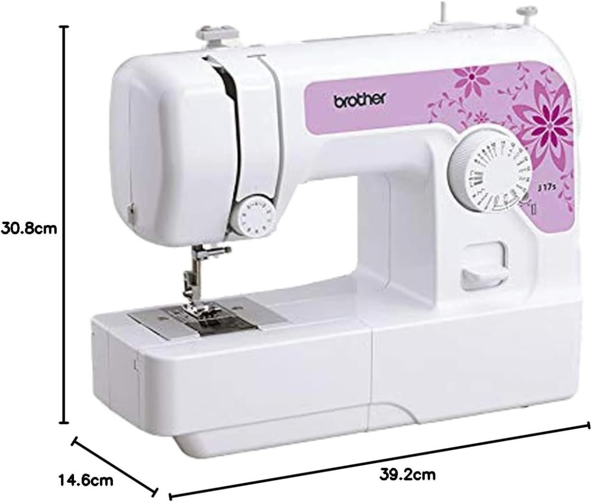 Semi Automatic Sewing Machine Electric Easy Stitch Craft Repair White - Kwikley