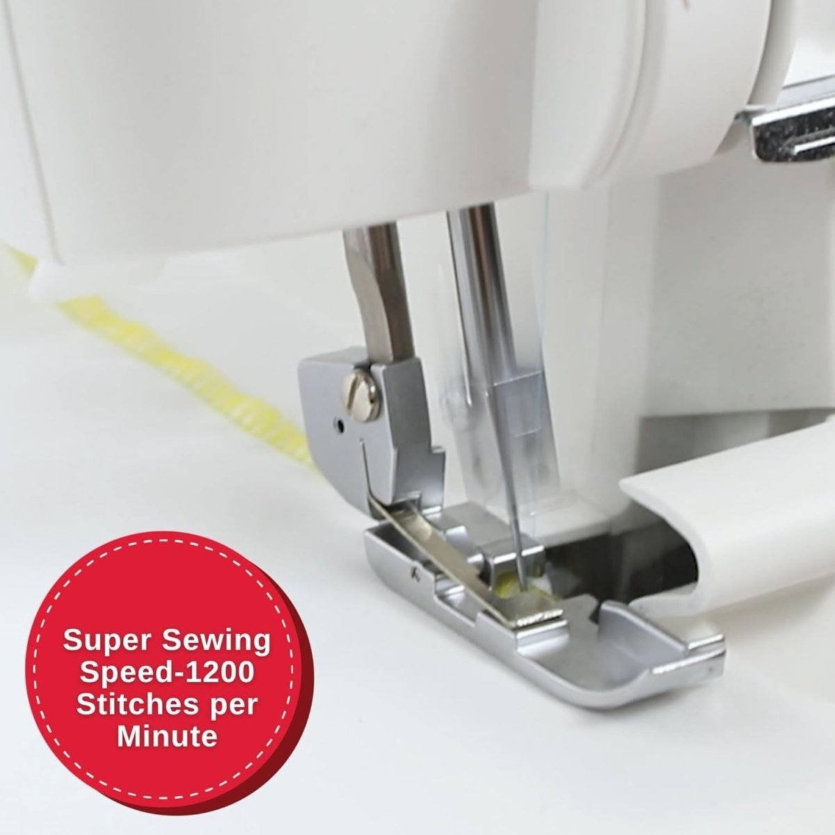 Serger Overlock Sewing Machine 2 3 4 Thread Differential Feed White - Kwikley